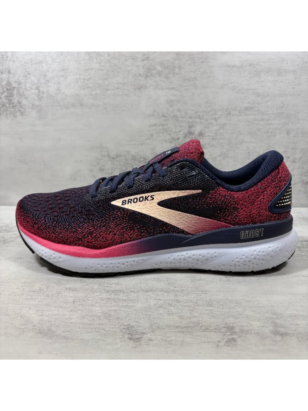 Brooks Ghost 16 Running Shoes - Women's Size 10 - Pink Blue